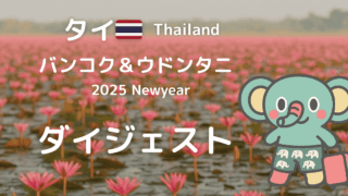 2024–2025 年末年始|バンコク年越し花火&ウドンタニのレッドロータス【12日間ダイジェスト】