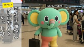 【ZIPAIR】受託手荷物の30kg、2個にしていいと思っていた私の勘違い(失敗談)